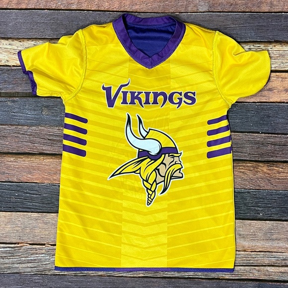Minnesota Vikings NFL Football Youth Kids Reversible Boys Jersey - Picture 3 of 5